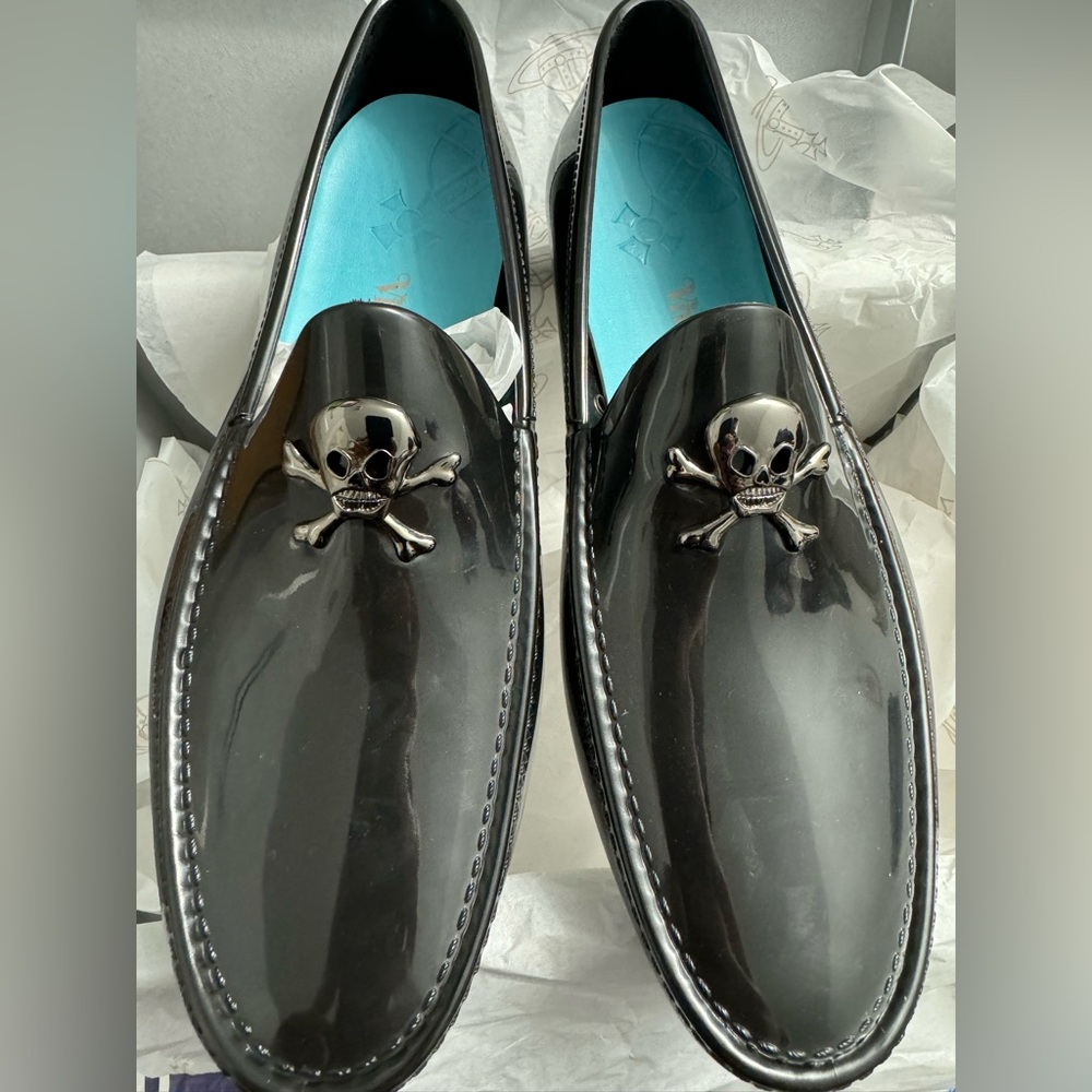 Vivienne Westwood Skull Loafer Moccasin Slipper Driver